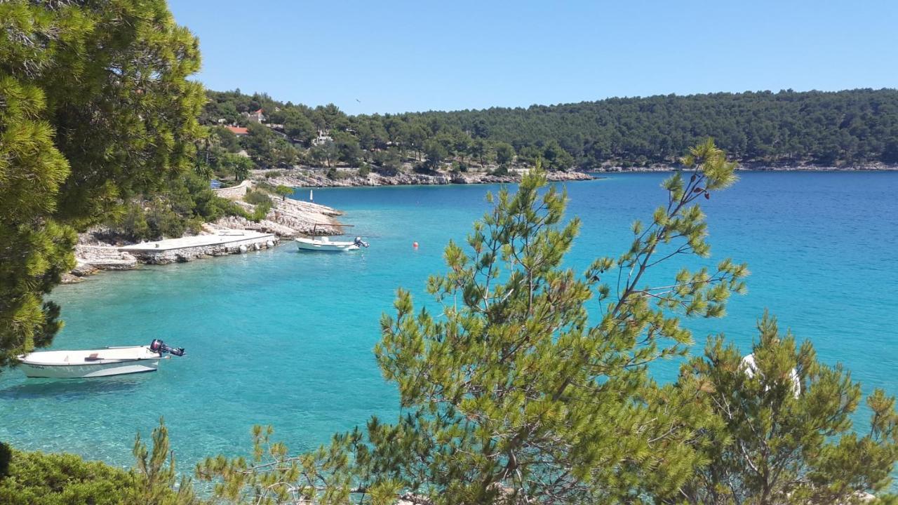Villa Sun Garden - 4 Star Villa With Heated Swimming Pool, Quiet Bay, Bbq, 50M From The Sea Milna  Exteriér fotografie